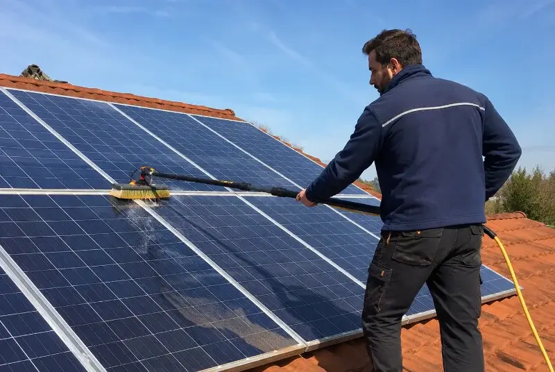 Nettoyage et entretien de panneaux solaires à Clarensac