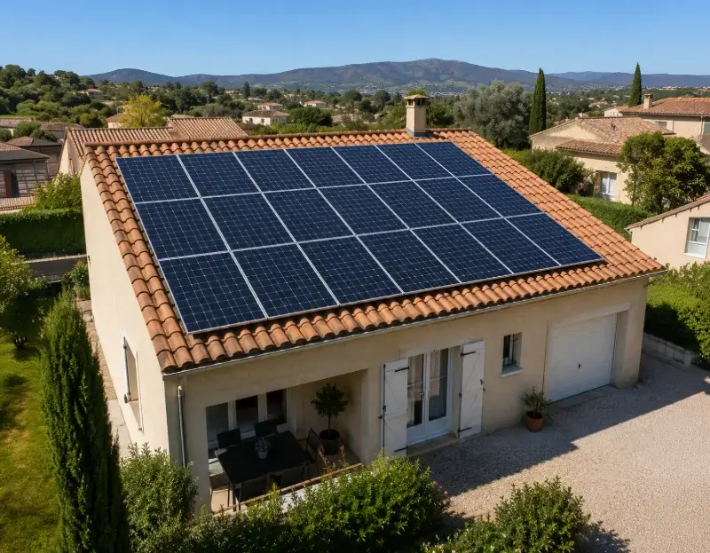 Prime à l'autoconsommation panneaux solaires Clarensac — aide financière de l'État